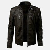 Artur | Chaqueta Cuero con Bolsillos