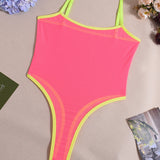 Sora Cuerpo De Malla Transparente Lencería Sexy Confortable Ajuste Perfecto Tejido Elástico Suave Para Todas Las Figuras