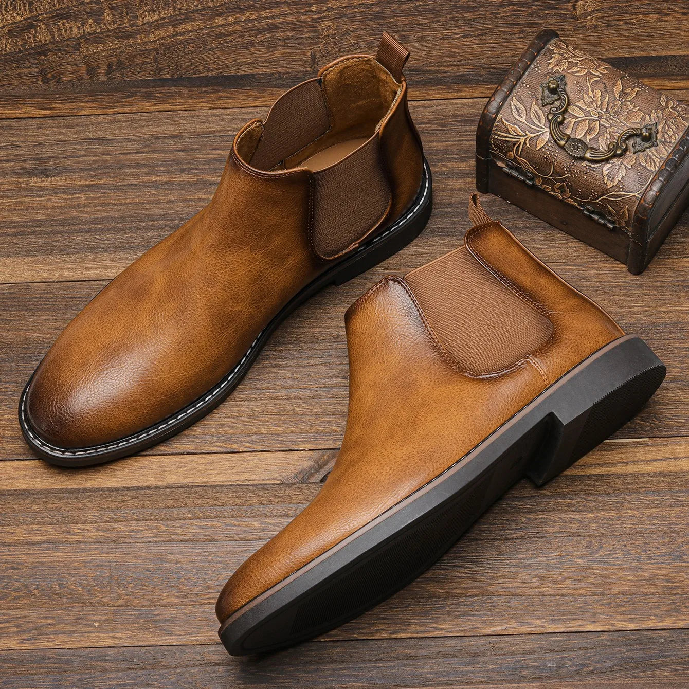 Wayne Botas Chelsea Atemporales Para Hombre Moderno Calzado Elegante Y Versátil De Alta Calidad