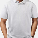 Miguel | Polo de Punto de Manga Corta Transpirable
