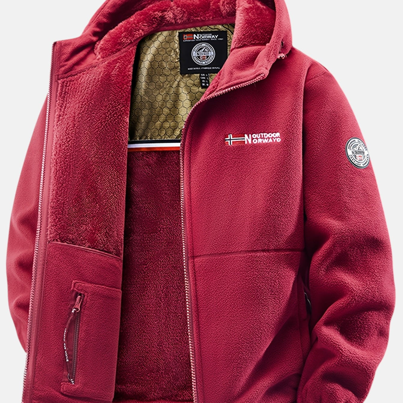 LUIS | CHAQUETA DE INVIERNO TÉRMICA DE FORRO POLAR