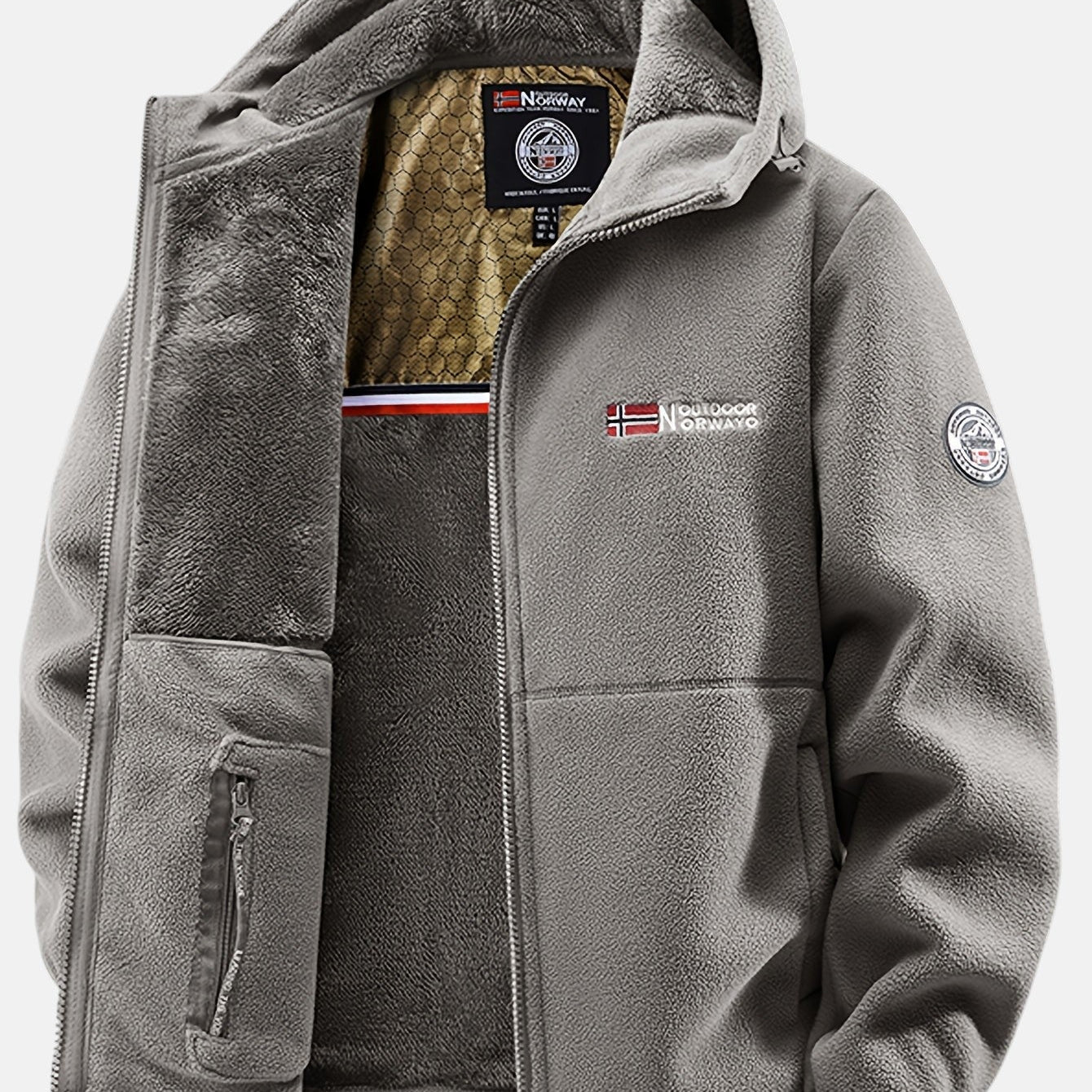 LUIS | CHAQUETA DE INVIERNO TÉRMICA DE FORRO POLAR