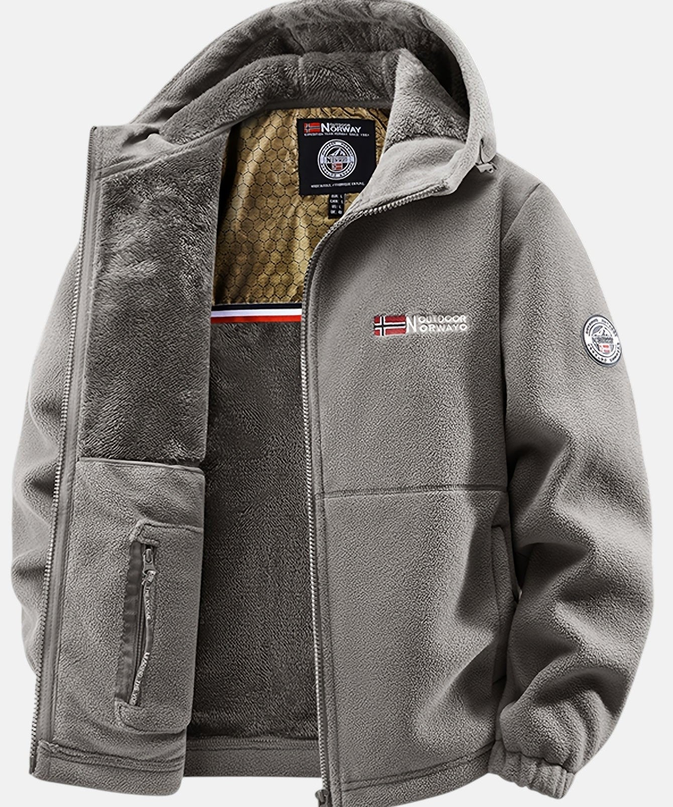 LUIS | CHAQUETA DE INVIERNO TÉRMICA DE FORRO POLAR