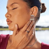 Anillo de Plata Ember & Esmeralda