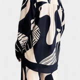 Ana | Conjunto de Pierna Ancha con Estampado de Grafiti