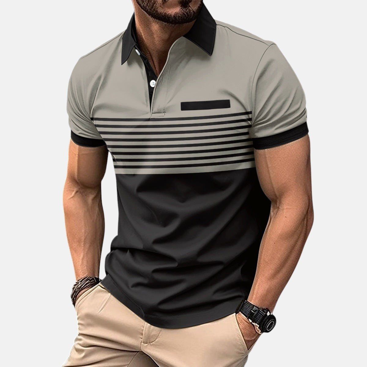 Rafael | Polo de Manga Corta Slim