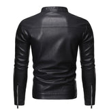 Chaqueta de Cuero Montrose para Hombre Estilo Atemporal Confianza Audaz y Ajuste Generoso