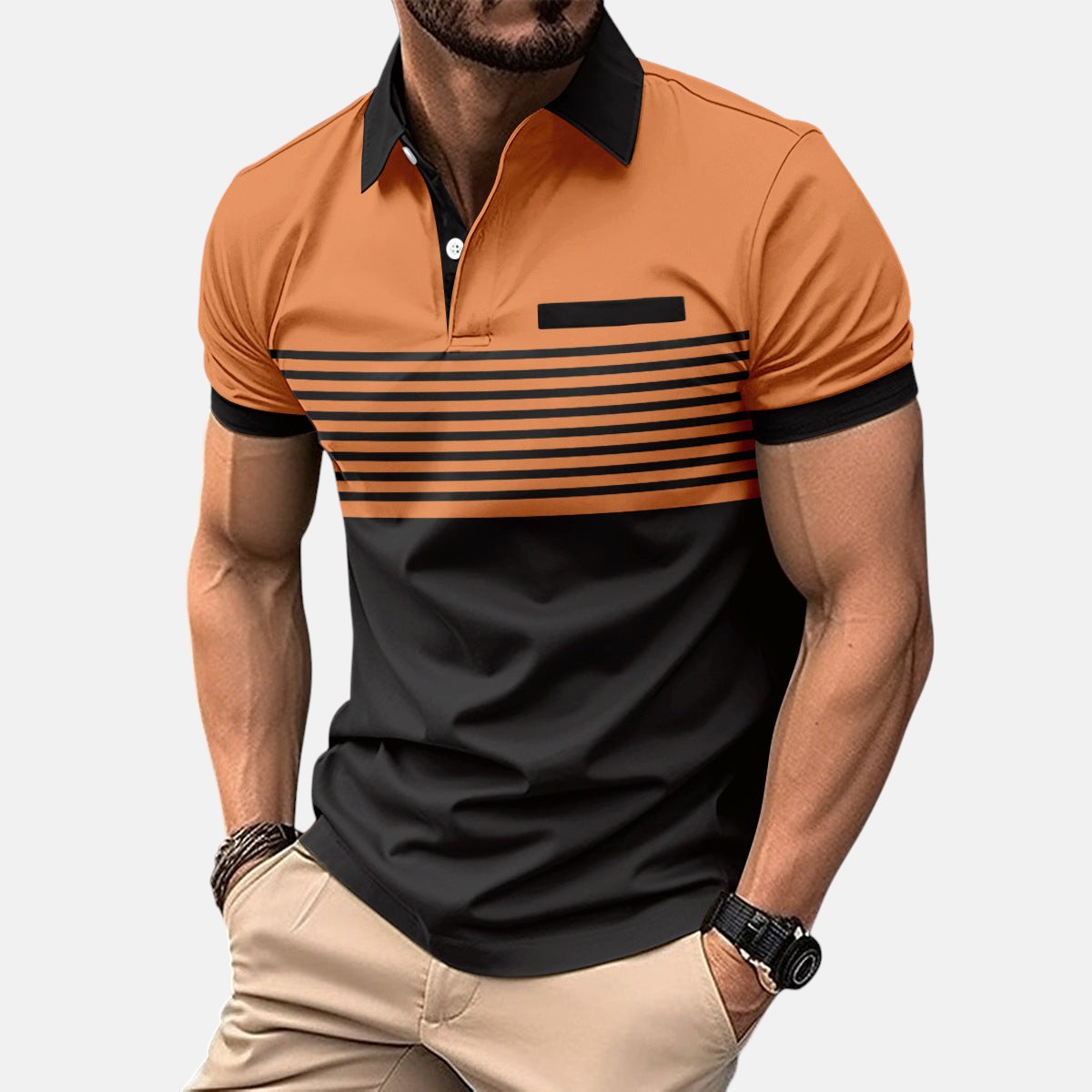 Rafael | Polo de Manga Corta Slim