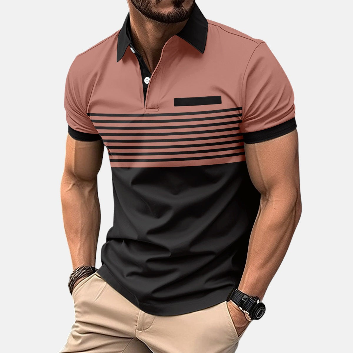 Rafael | Polo de Manga Corta Slim