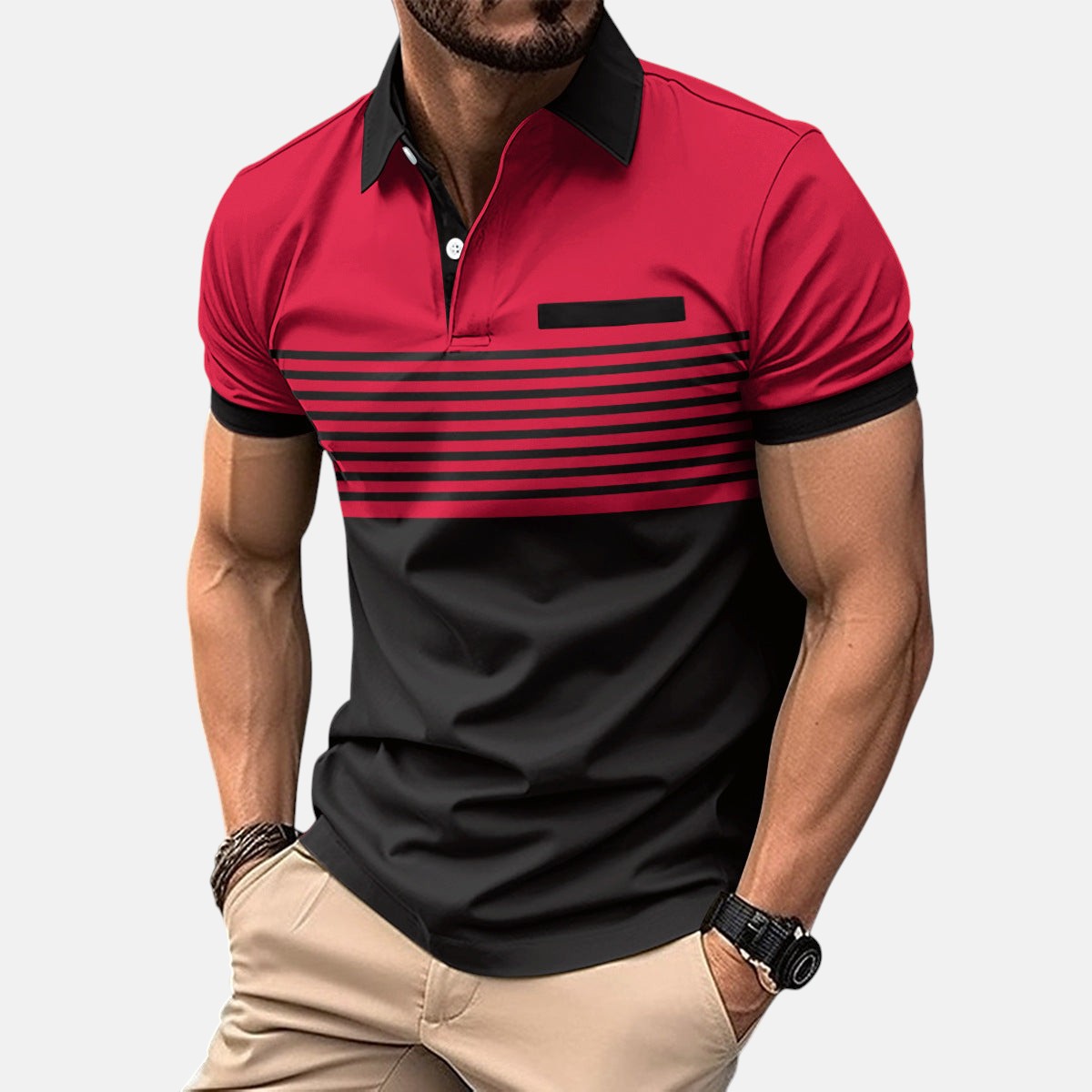 Rafael | Polo de Manga Corta Slim