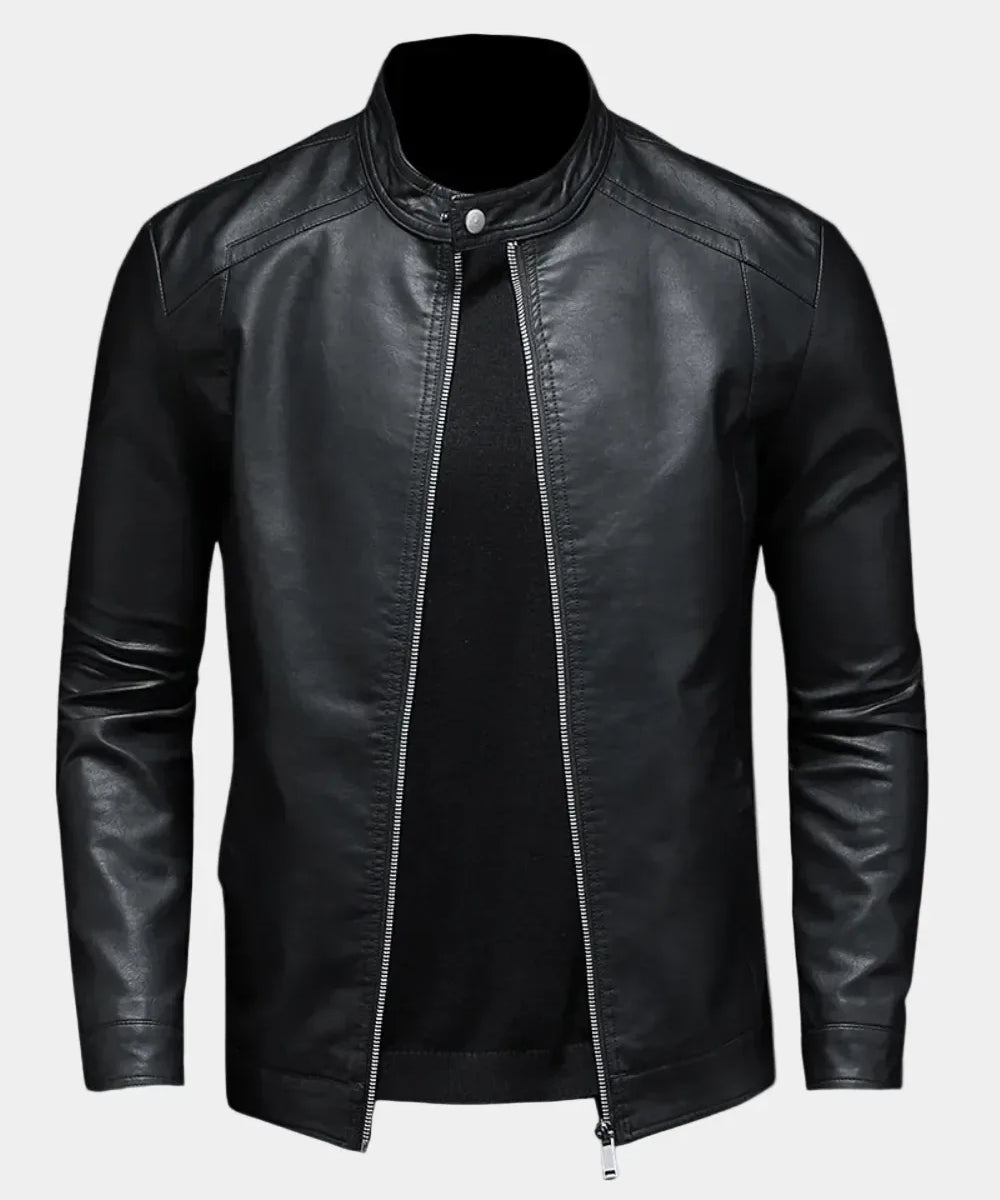 Pablo™ | Chaqueta de cuero clásica - Hala Madrid