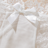 Julia Bata De Noche De Encaje Sensual Con Escote En V Profundo Y Tanga Exquisita