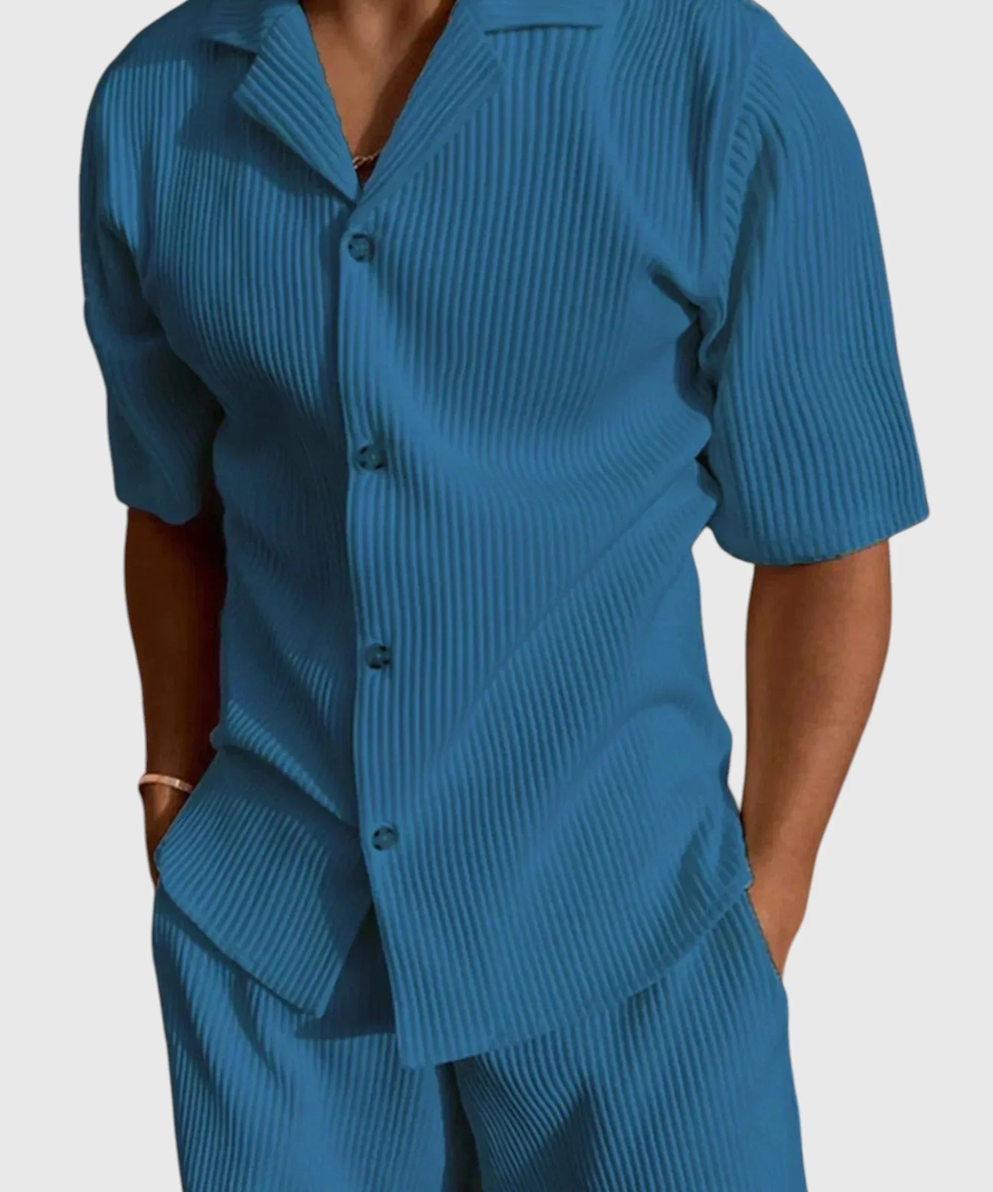 Alejandro | Conjunto con camisa y pantalón corto - Hala Madrid