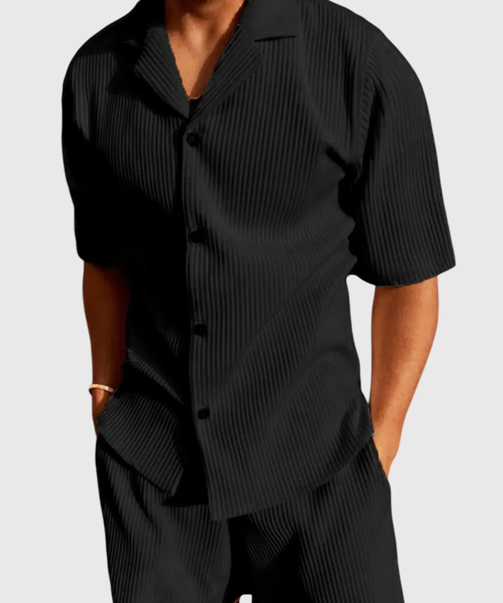 Alejandro | Conjunto con camisa y pantalón corto - Hala Madrid