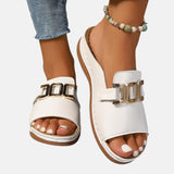Alicia  - Sandalias Cómodas con Hebilla