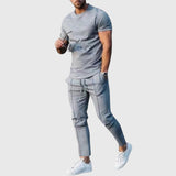 Javier | Conjunto deportivo con camiseta y pantalón elástico