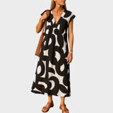 ROSA | VESTIDO FLUIDO CON ESCOTE EN V