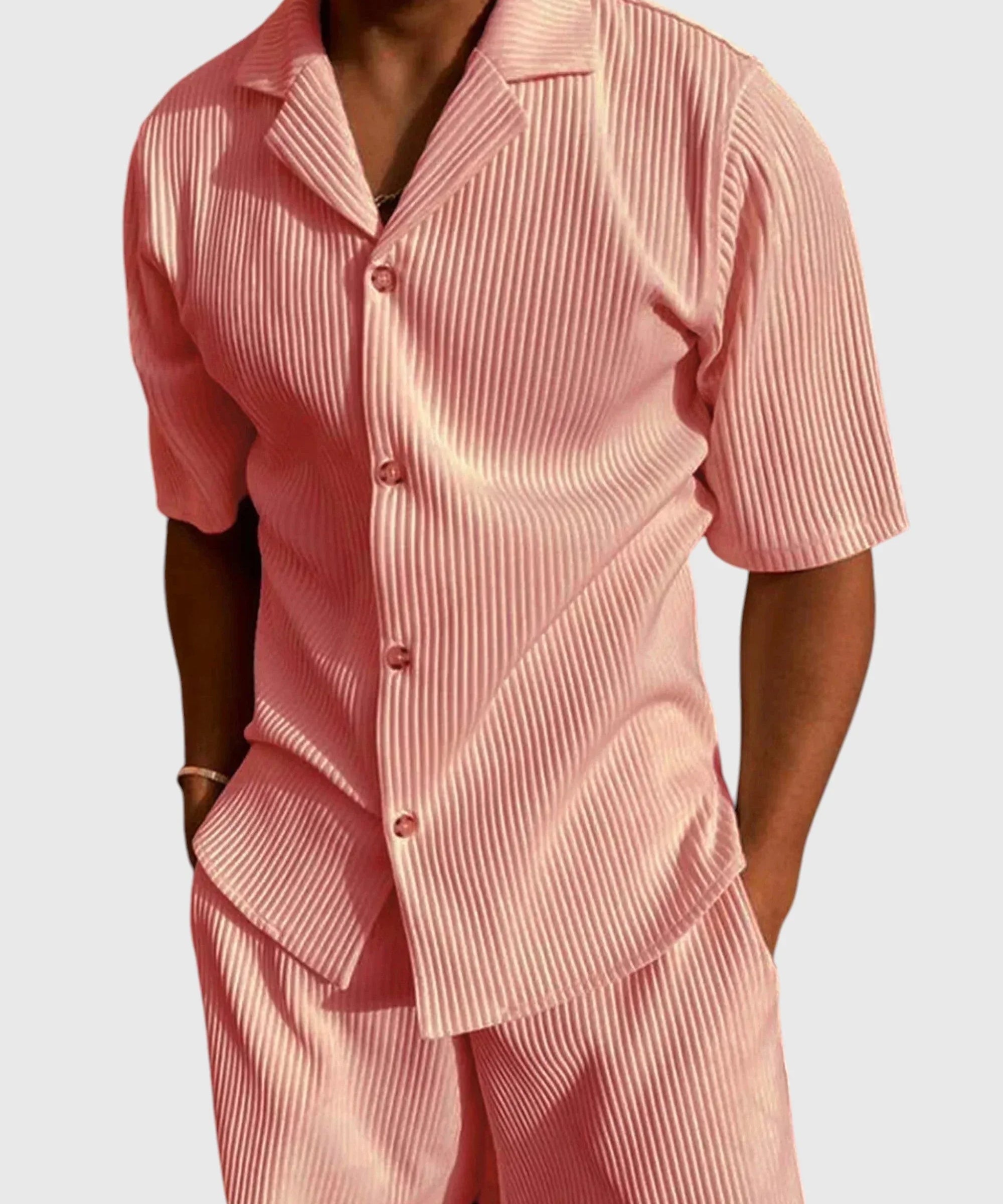 Alejandro | Conjunto con camisa y pantalón corto - Hala Madrid