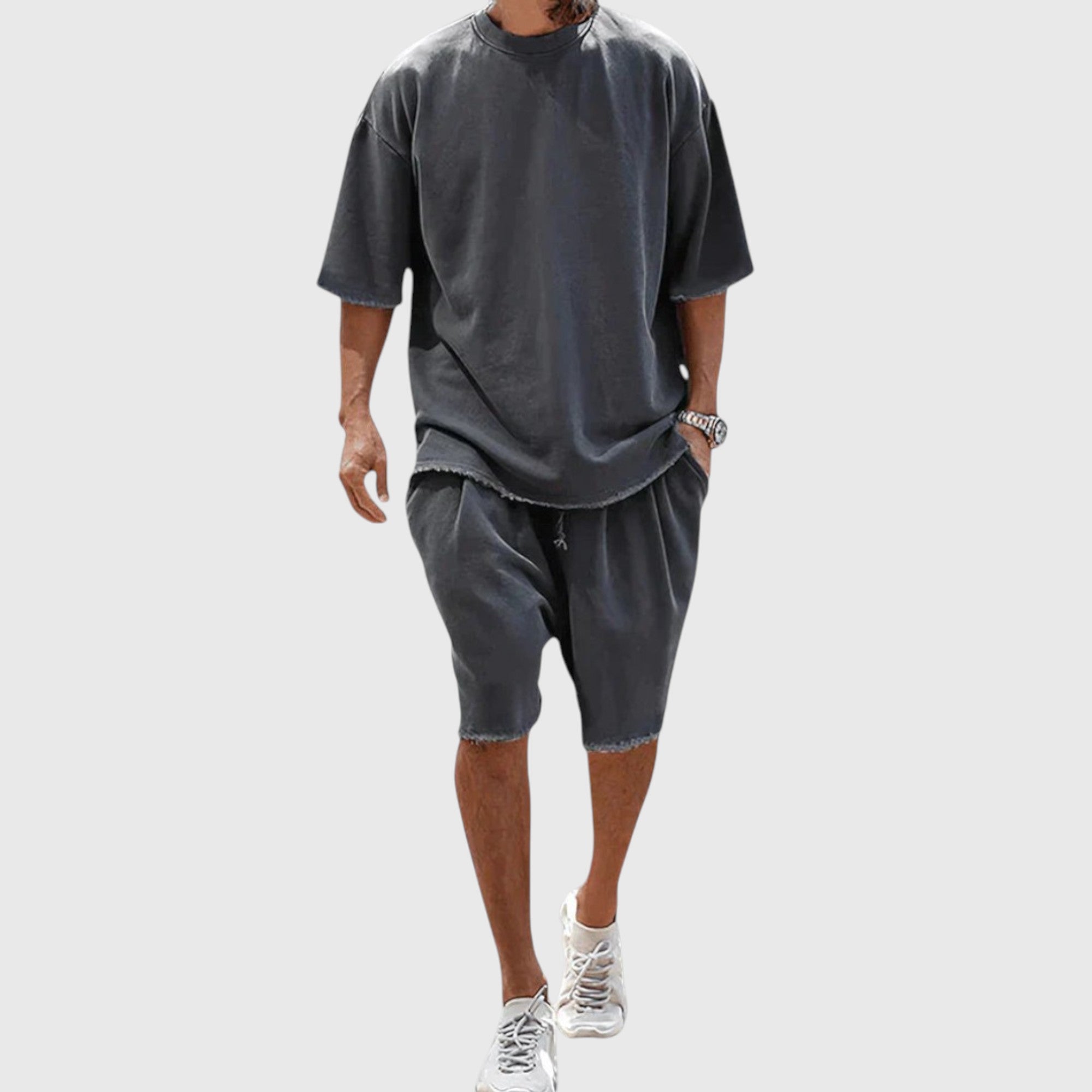 Mateo | Conjunto con camiseta y pantalón corto informal