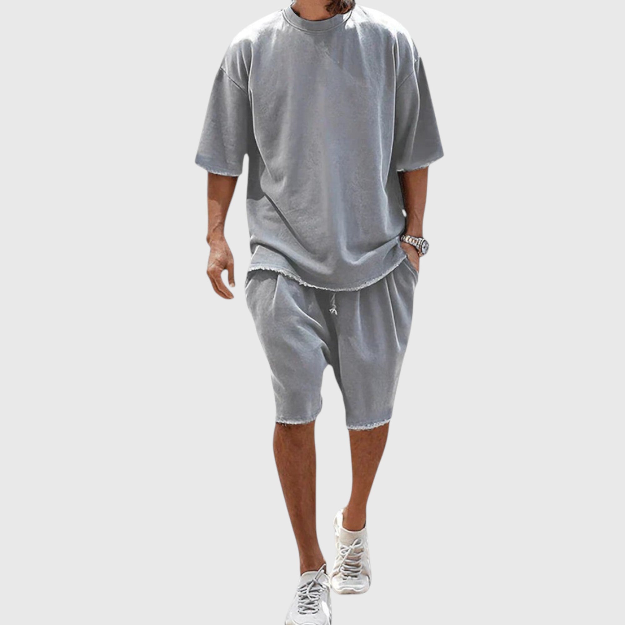 Mateo | Conjunto con camiseta y pantalón corto informal