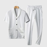 David | Conjunto con camisa y pantalón fresco