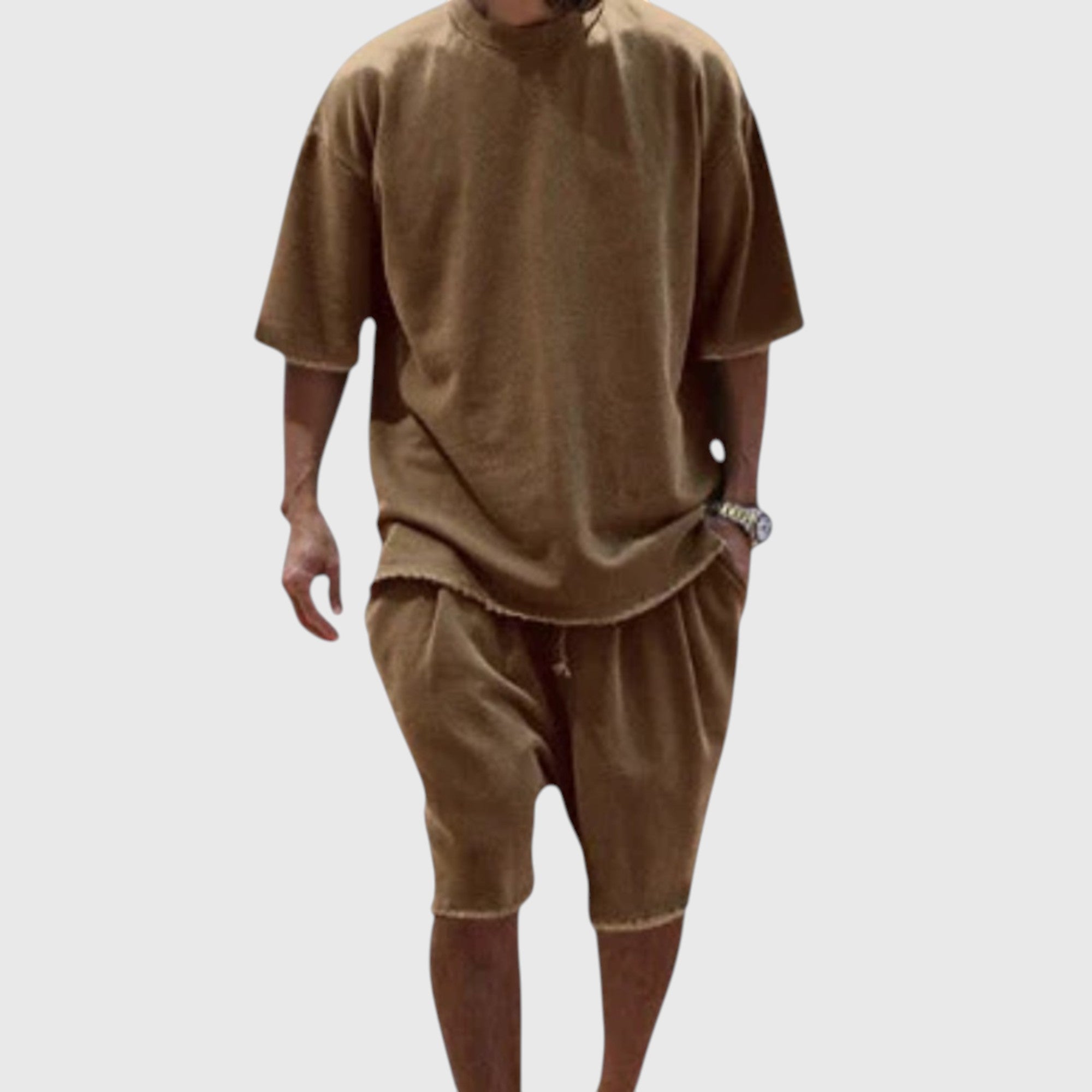 Mateo | Conjunto con camiseta y pantalón corto informal