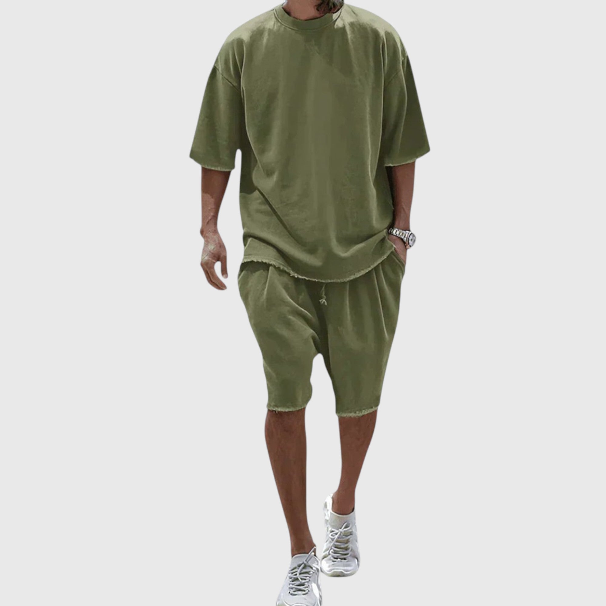 Mateo | Conjunto con camiseta y pantalón corto informal